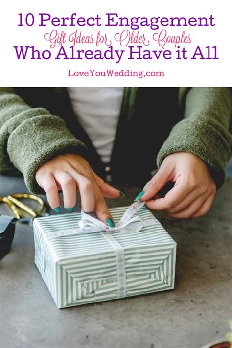I asked my other married friends what some of the best engagement gifts they received were, and a tote bag was at the top of the list. 10 Best Engagement Gifts for an Older Couple Who Already ...