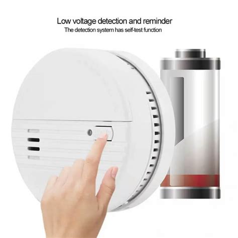 3 pack fire alarms smoke detector battery operated with photoelectric sensor and silence button, travel portable smoke alarms. Fire Brigade Smoke Alarms, Smoke Detector In Garage