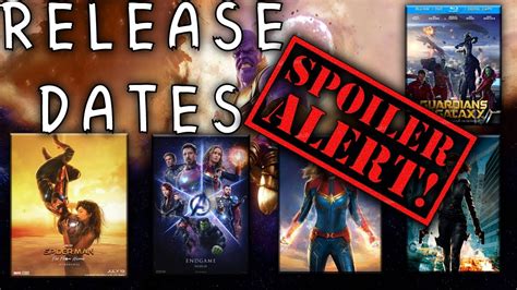 The upcoming marvel movies keep getting bigger, flashier, and more surreal. Marvel Movie Release date 2019 countdown - YouTube