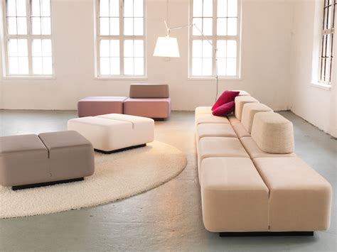 Show all colors and materials. Movie sofa module without backrest by Martela | STYLEPARK