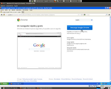 Esta computadora dejará de recibir actualizaciones de google chrome porque ya no son compatibles las versiones windows xp y windows vista. Google Chrome