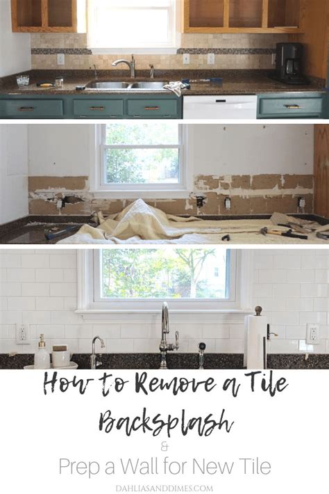 Backsplash tile in tight areas can be frustrating to remove especially if trying to preserve the sheetrock behind. Removing a Tiled Backsplash + Prepping Walls for New Tiles ...