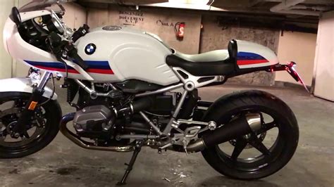 Bmw r nine t racer exhaust valve flap removal, pro exhaust system, seat tidy. BMW R Nine T Racer with exhaust AC Schnitzer - YouTube