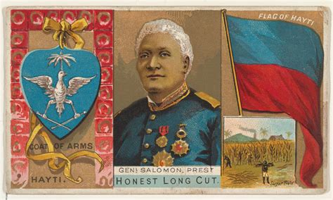 The president of haiti (french: File:General Salomon, President of Haiti, from the Rulers ...