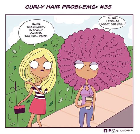 I Illustrated What It's Like Living With Curly Hair | Hair ...
