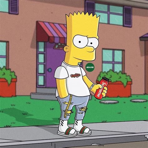 Simpsons drawings simpsons art simpsons characters bart simpson swag cartoon cartoon art simpson wallpaper iphone foto top supreme wallpaper. Pin by Nick on Lifestyle | Simpsons drawings, Bart simpson ...