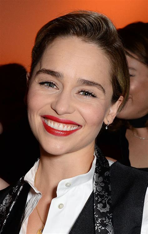 She studied at the drama centre london, appearing in a number of stage productions. EMILIA CLARKE at BFI London Film Festival Awards Party in ...