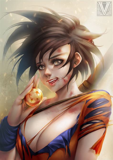 However, he trained so hard that he fell into a deep slumber and missed the whole thing. fan art goku female  Dragon ball anime  by mr-Vy on ...