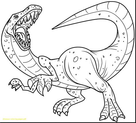 Explore 623989 free printable coloring pages for you can use our amazing online tool to color and edit the following baby dinosaur coloring pages. Dinosaur Coloring Pages Pdf at GetDrawings | Free download