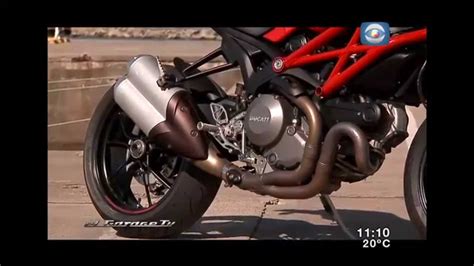 Nice bike, my girlfriend loves the monster series. Moto Review : Ducati Monster 1100 EVO en El Garage TV ...