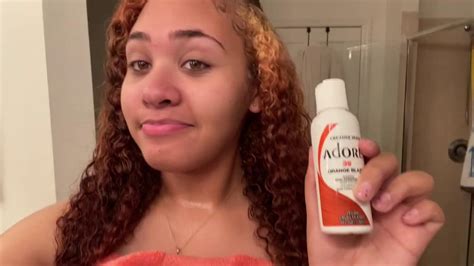 Since hair is a fiber, like wool, it's bundled and protected by the cuticle. Dying my natural curly hair orange (WHAT A FAIL!!) - YouTube