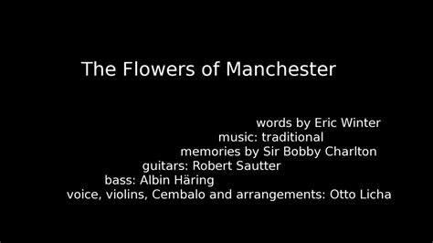 The objects included replicas of a police uniform, police baton and utility belt. The Flowers of Manchester - YouTube