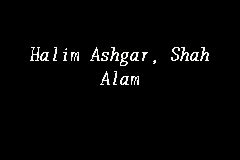 Here's the list of the lawyer: Halim Ashgar, Shah Alam, Law firm in Shah Alam