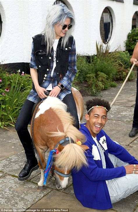 World famous performer, youth mentor ,horse trainer & free rider. Alison Mosshart under fire for sitting on a Shetland pony ...