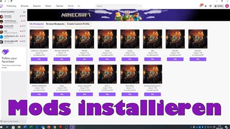 Home minecraft mods twitch integration mod for minecraft 1.12.2/1.11.2. Minecraft: Mods + Modpacks einfach installieren - Mit ...