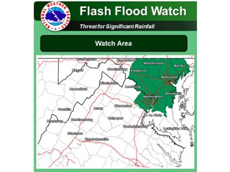 Through the evening for the baltimore area and other portions of maryland thursday as showers and thunderstorms roll in. Flash Flood Watch Issued In Maryland | Bel Air, MD Patch