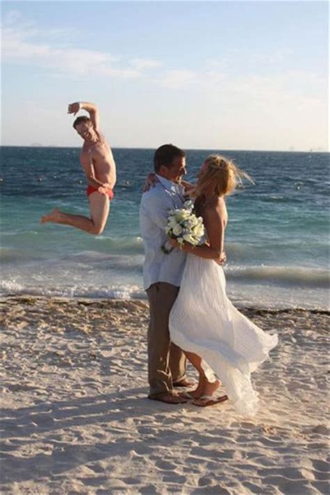 Beach wedding cartoon 1 of 3. The Best Of Wedding Photobombs - 16 Pics