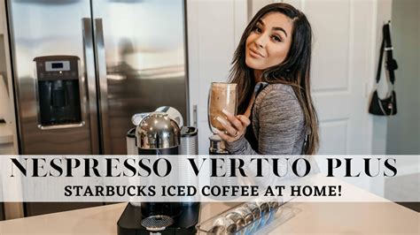 Nespresso pixie coffee and espresso machine by delonghi with aeroccino, aluminum. HOW TO MAKE STARBUCKS ICED COFFEE AT HOME !!! I NESPRESSO ...