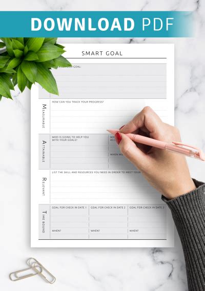 Smart goal setting is the secret to alleviating the common challenges faced during a project or anything you want to accomplish. Download Printable Personal SMART Goal Template PDF