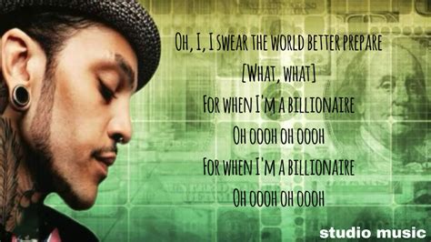 chorus: oh every time i close my eyes i see my name in shining lights a different city every night oh i swear the world better. Travie McCoy - Billionaire ft. Bruno Mars (Lyrics) - YouTube