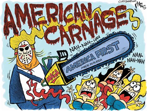 We are looking for a guilty verdict.. CARTOON: "American Carnage" - The Independent | News ...