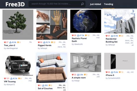 Myminifactory is a curated platform showcasing 45k+ 3d models. 2019 Best Sites & 3D Archives for Free 3D Models | All3DP