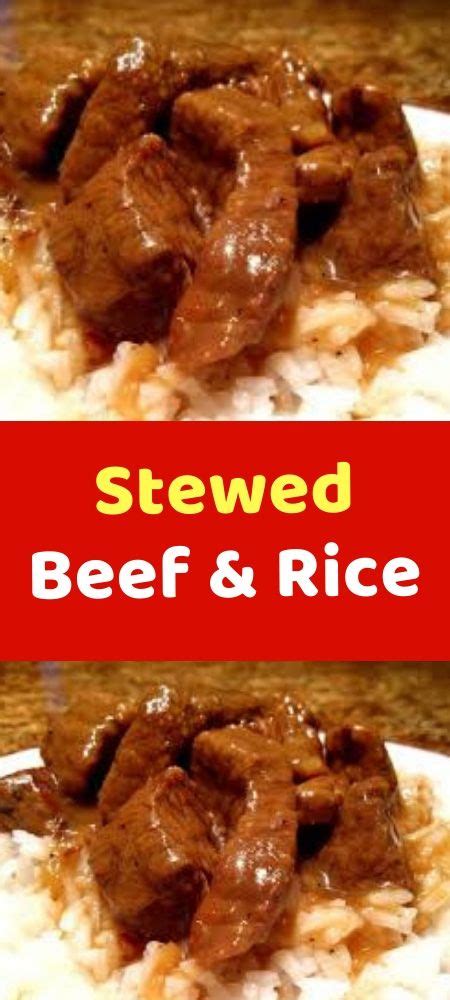 My favorite cozy, hearty, comforting beef stew recipe — easy to make in the instant pot or crock pot, and always so delicious. Easy Stew Beef And Rice Recipe