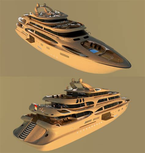 Futuristic Yacht | CGTrader