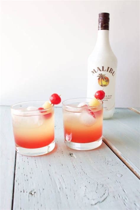 Find out how to make the sunset colada. Delicious and refreshing Malibu Sunset Cocktail. If you ...