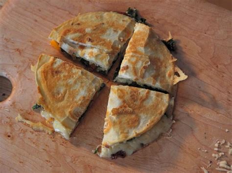 Warm griddle over medium heat and put sizzling butter or margarine in the pan. Butternut Squash and Kale Quesadillas Recipe | Ree ...