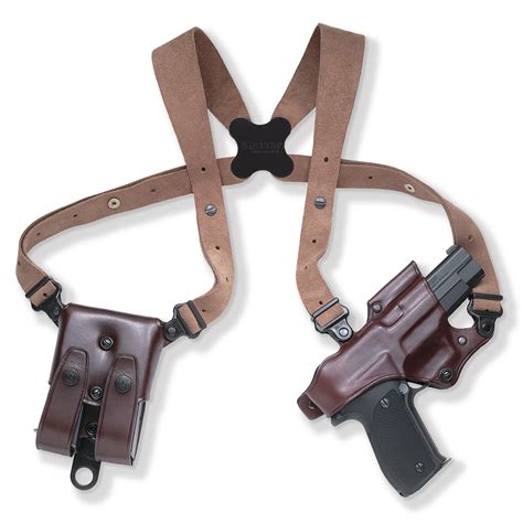 Bianchi 12361 brown leather right hand x15 shoulder gun. JACKASS RIG SHOULDER SYSTEM: Shoulder Holster Systems ...