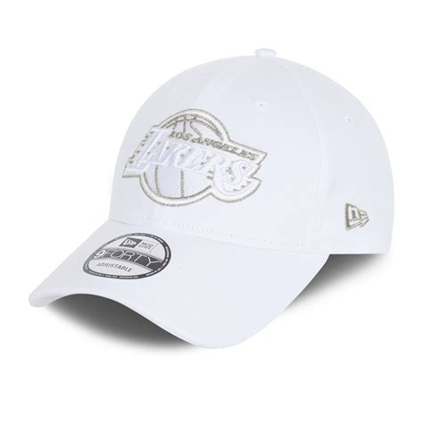 Los angeles lakers earned edition. LA Lakers Metallic Logo White 9FORTY Cap | New Era Cap