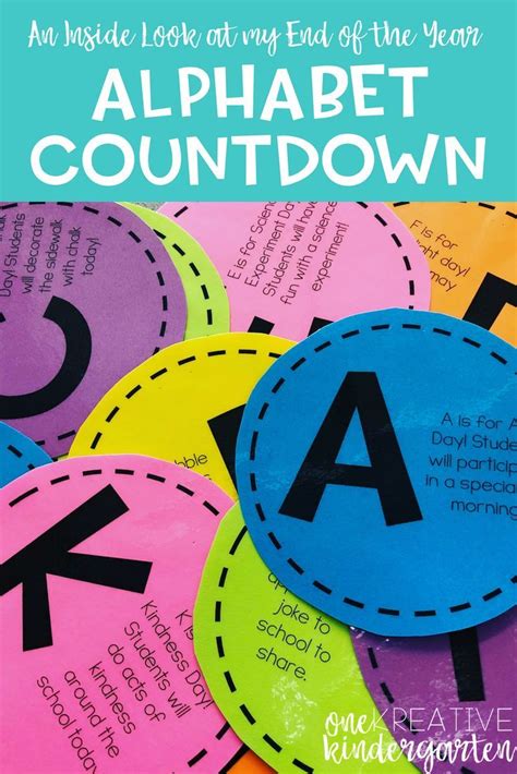 As an amazon associate, i earn from qualifying purchases. An Inside Look at my End of the Year Alphabet Countdown ...