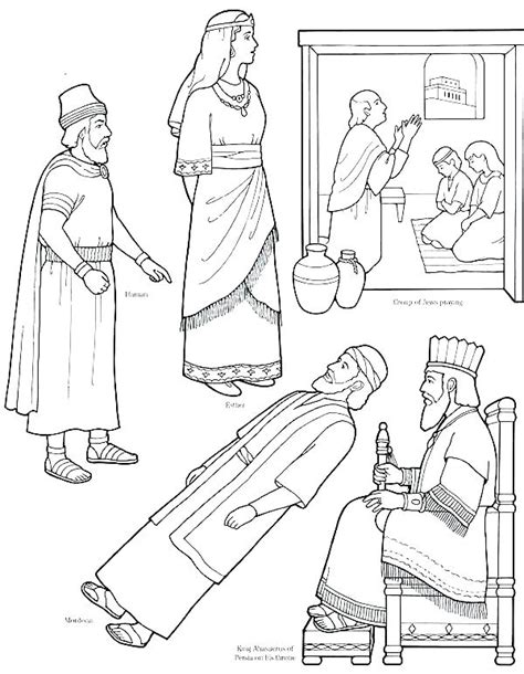 I hope you enjoy today's free women of the bible coloring page today of queen esther. Esther Bible Coloring Pages at GetColorings.com | Free ...