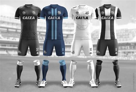 To download santos fc kits and logo for your dream league soccer team, just copy the url above the image, go to my club > customise team > edit kit > download and paste the url here. Santos F.C. | Kit Concept 2017 on Behance