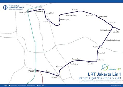 Sistema ng magaang riles panlulan ng maynila), commonly known as the lrt, is an urban rail transit system that primarily serves metro manila, philippines. Map Of Lrt Jakarta - Maps of the World