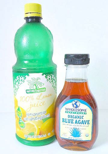 Instead of using sugar, try substitutes like stevia, honey, or coconut sugar. Agave Lemonade Recipe | Lemonade with lemon juice, Agave ...