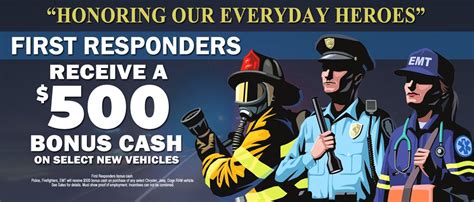 First Responders Bonus Cash