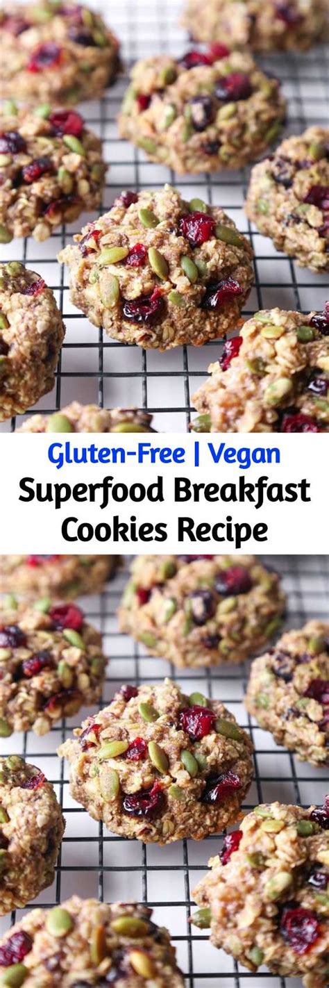 Add all of the ingredients to a food processor and mix until it forms a thick dough. Superfood Breakfast Cookies Recipe - Mom Secret Ingrediets