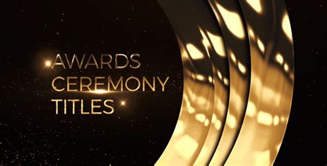 Fast render easy to change logo and text cc color vibrance free plugin required you can find the plugin here after ef. Awards Ceremony Titles by MambaTV | VideoHive