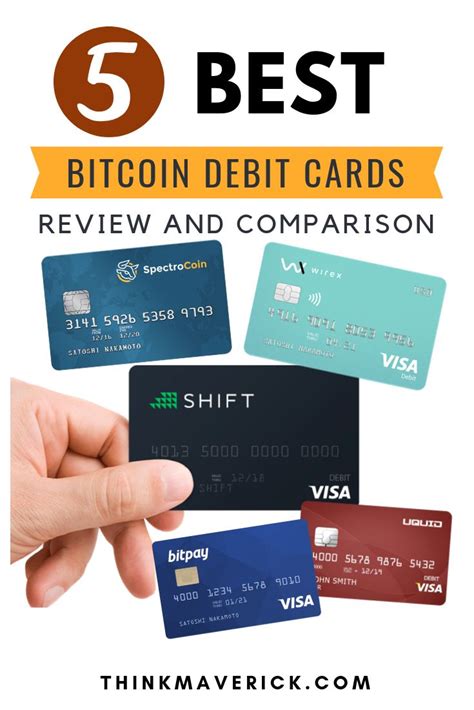 We've picked out some of the best options. 5 Best Bitcoin Debit Cards: Review and Comparison | Ways ...