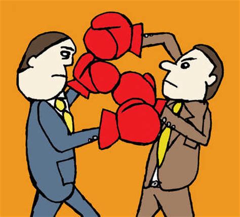 Free & hourly updated porno material of combat! Stock Illustration - Two office workers fight each other ...