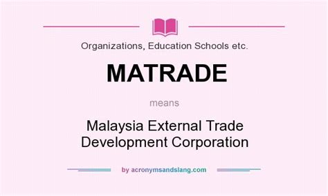 Seminar room 1 & 2, miti 28th august 2018. What does MATRADE mean? - Definition of MATRADE - MATRADE ...