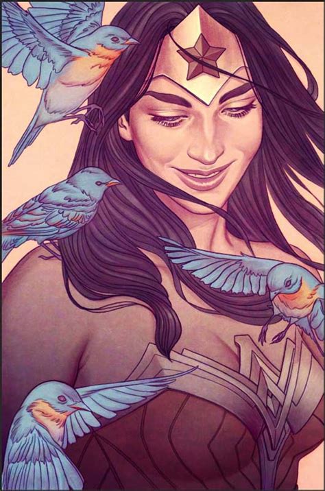 Not necessarily most iconic or historic, just the best art. Wonder Woman #27 variant cover by Jenny Frison