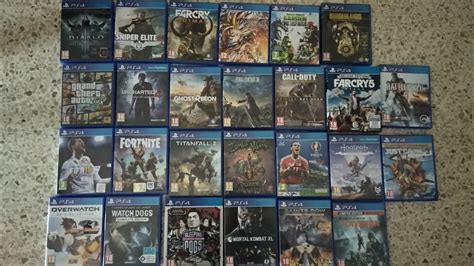 De a a z nombre: Mi colección de juegos en físico de PS4 2018 - YouTube