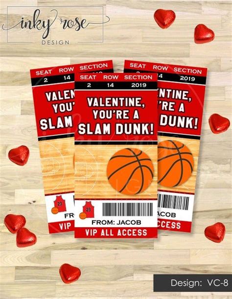 Create custom shutterfly valentine's cards this year. Basketball Valentines Day Card Personalized Kids ...