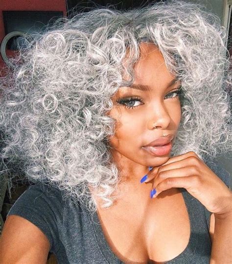 Woman who's gone grey at 26 reveals she found her first silver hair aged twelve and spent $94 per month dyeing her locks out of embarrassment. Pin by Terry Jackson on ABG | Hair styles, Gorgeous gray ...