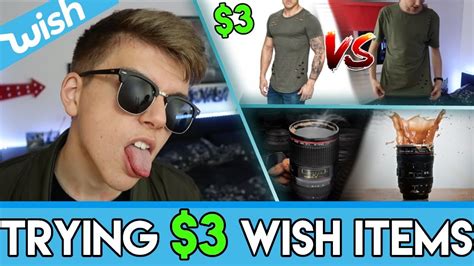 This video i thought i'd do something fun and test out the wish. TRYING $3 ITEMS I BOUGHT FROM WISH! | Wish app product ...