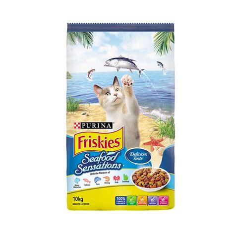 Friskies seafood sensations dry cat food. Friskies Dry Cat Food Adult Seafood Sensations 10kg | Pet ...