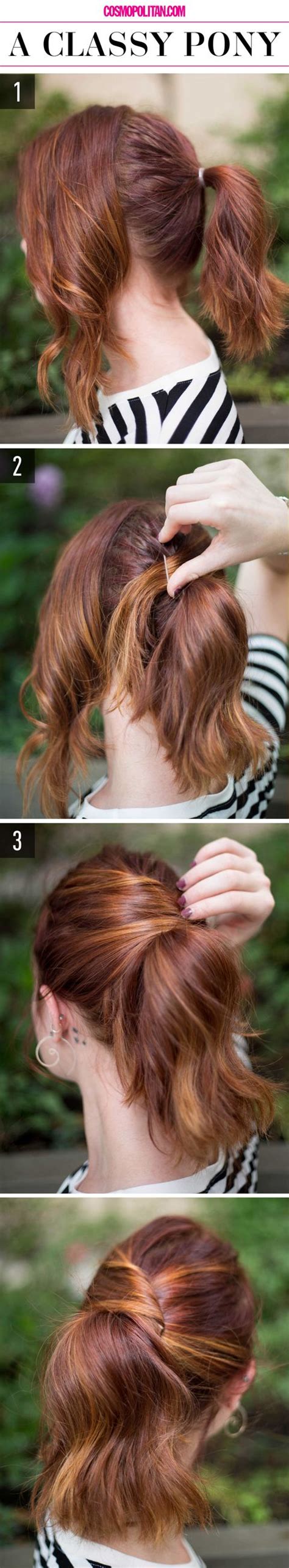 Let's look at some easy everyday hairstyles for long hair, medium length hair, and short hair too. 15 Super Easy Hairstyles for Girls in 2016 - Three Step ...